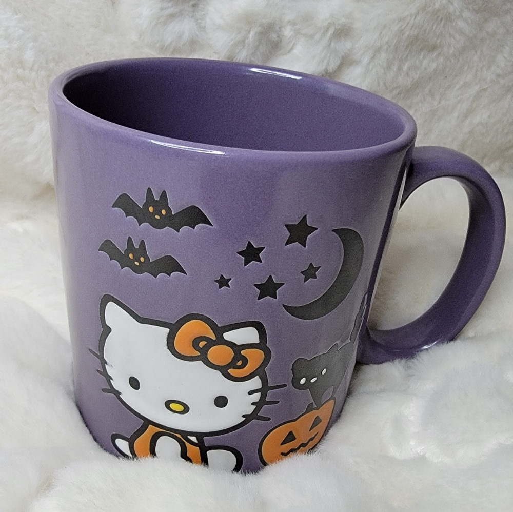 Hello Kitty Purple Halloween mug
